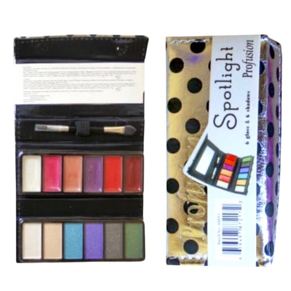 2 Spotlight Eyeshadows & Lipgloss Set NWT - Picture 10 of 13